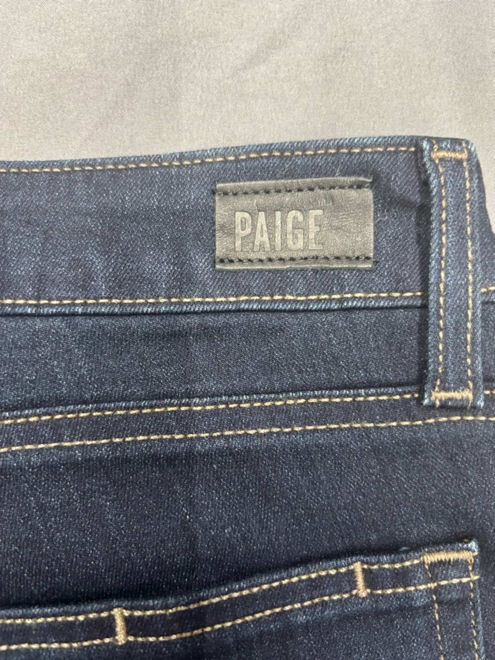 PAIGE Women's Dark Hoxtom Straight Leg Jeans - Picture 7 of 10